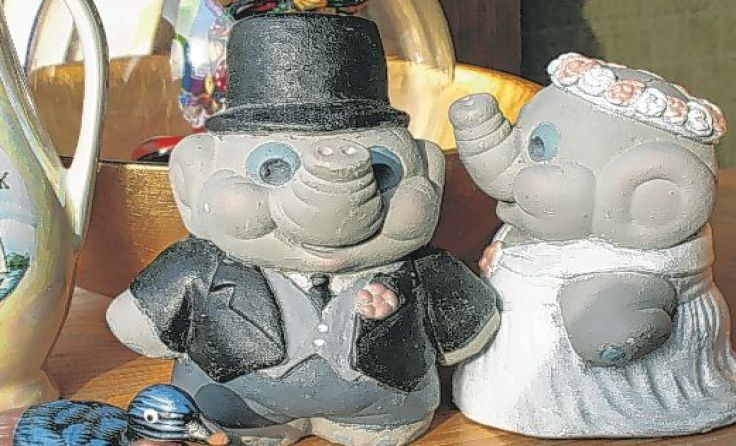 Auch Dekoratives findet sich im Angebot.