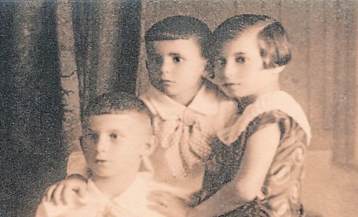Friedrich, Dolfi und Anna Uprimny 1929 in Steyr Foto: C. Uprimny