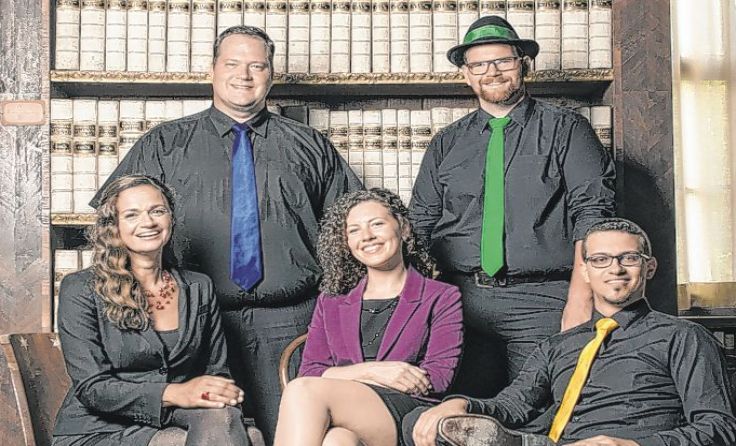 Das Vokalensemble zwo3wir konzertiert im AKKU Steyr. Foto: Matthäus Großbichler