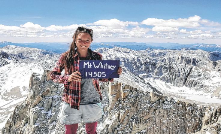 Gisella Krinzinger meisterte den Pacific Crest Trail in den USA (hier am Mount Whitney).