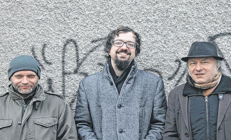 Von links: Dejan Berden, Samo Šalamon, Nino Mureškic Foto: Mureskic