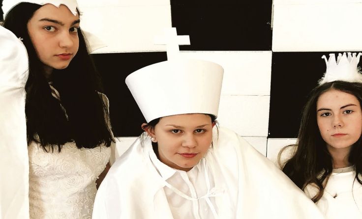 Welt in Schwarz-Weiß: Steyrer Schüler entführen aufs Schachbrett. Foto: Evelyn Frühauf