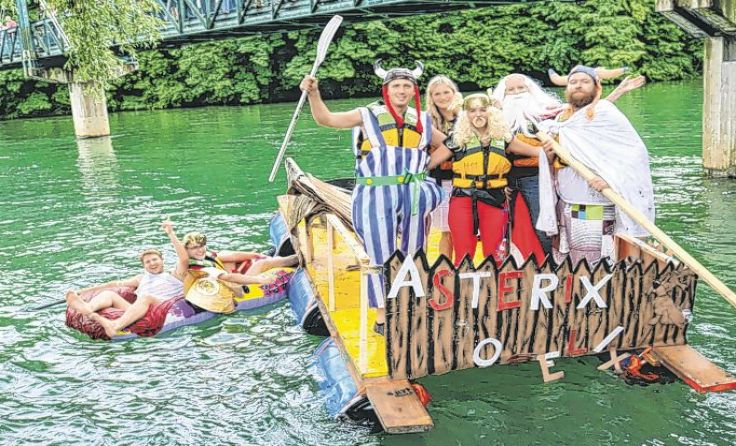 Am 24. Mai schippern wieder pfiffige Boote die Steyr hinunter. Foto: FH OÖ