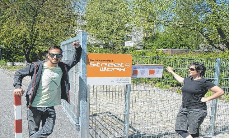Doris Wagner und Christoph Basler von Streetwork Steyr-Resthof Foto: privat