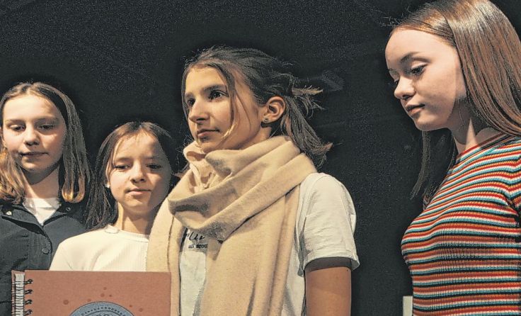 HLW und AKKU machen gemeinsam Theater. Foto: Daucher