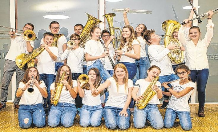 Auch die DJ’s – die Dietacher Jungmusiker – zeigen ihr Können. Foto: MV Dietach