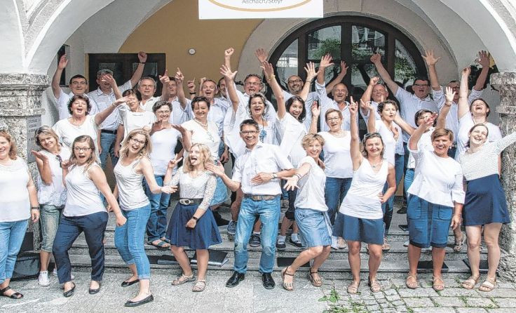 Aschacher Chor feiert heuer sein erstes rundes Jubiläum. Foto: Johannes StiftA
