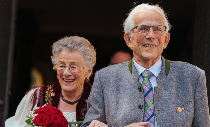 Das Jubelpaar Herta und Anton Baumgartner aus Laussa Foto: Johannes Schmidthaler