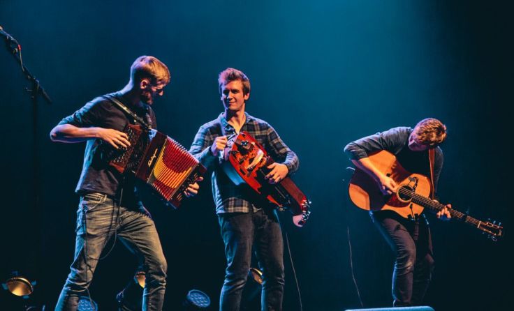 Musikalische Brüder: Koen, Hartwin und Ward Dhoore aus Belgien Foto: Weltenklang