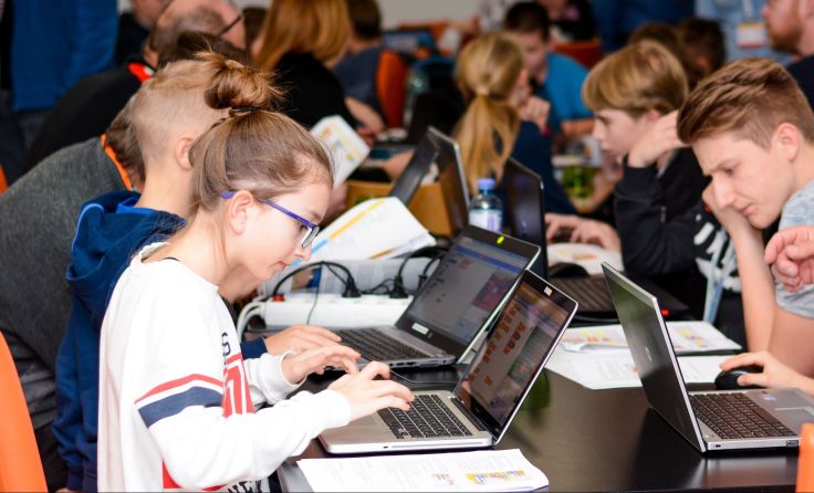Junge Coder in Steyr Foto: BMD Systemhaus