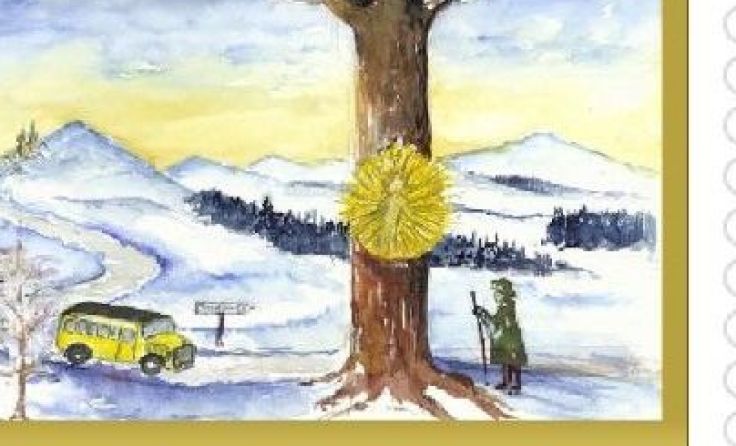 Die Marke zur diesjährigen Sonderpostbeförderung von Garsten nach Christkindl Foto: Hinterwirth