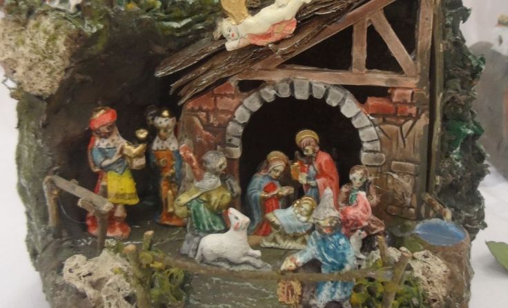 Auch schöne Krippen sind zu bestaunen. Foto: NP Kalkalpen