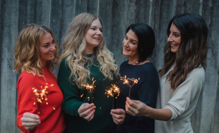 „Cousinellas“ sind (v. li.) Melanie, Sandra, Conny und Kathrin Foto: Stadlmair Fotografie