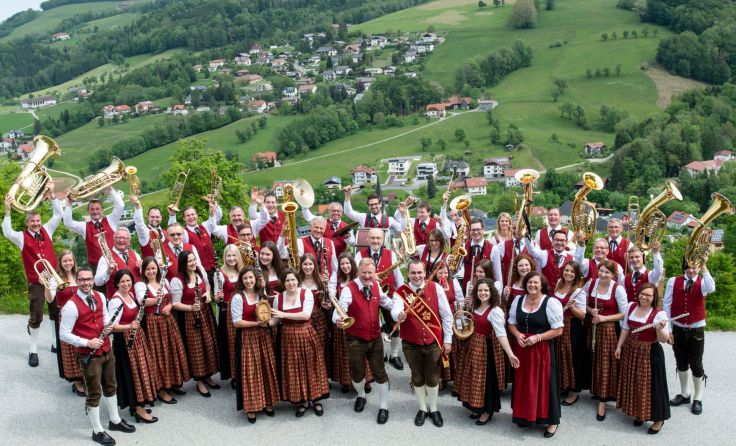 Der MV Kleinraming freut sich auf einen unterhaltsamen Abend. Foto: MG Visuals
