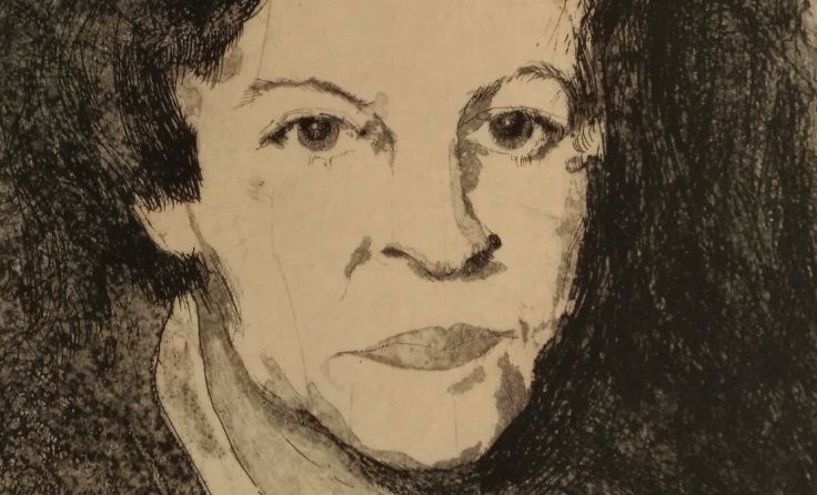 Marlen Haushofer, wie sie der Steyrer Künstler Erich Fröschl sieht Foto: Fröschl