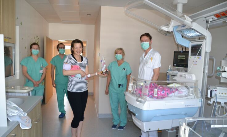Osterüberraschung auf der Neonathologie und pädiatrischen Intensivstation Foto: OÖG