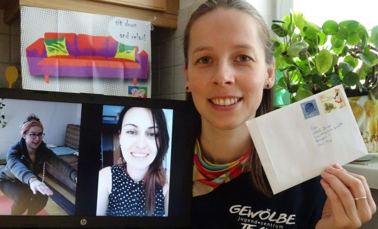 Von links: Magda Hinterplattner, Evdoxia Zografou und Melanie Berger