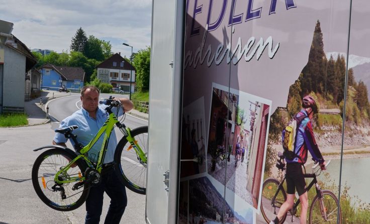 Das Shuttle bringt ab Steyr bequem zum Radausflug. Foto: TVB Steyr+Nationalpark Region