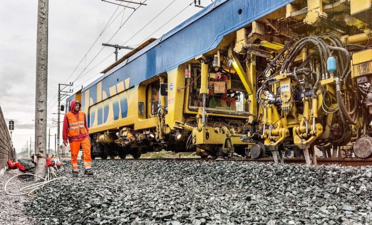 Stopfmaschine Foto: ÖBB/Hämmerle