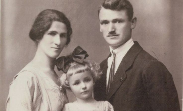 Julie und Rudolf Böck mit Tochter Gertrude anno 1925 Foto: Privatbesitz Pincus