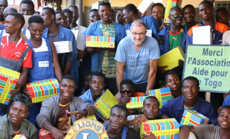 Hubert Gärtner reiste schon mehrmals für Hilfslieferungen nach Westafrika. Foto: privat