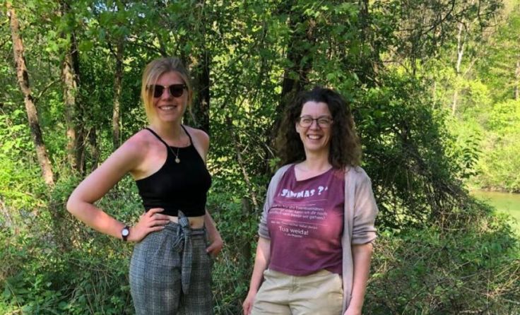 Bianca und Claudia freuen sich über viele Teilnehmer. (Foto: privat)