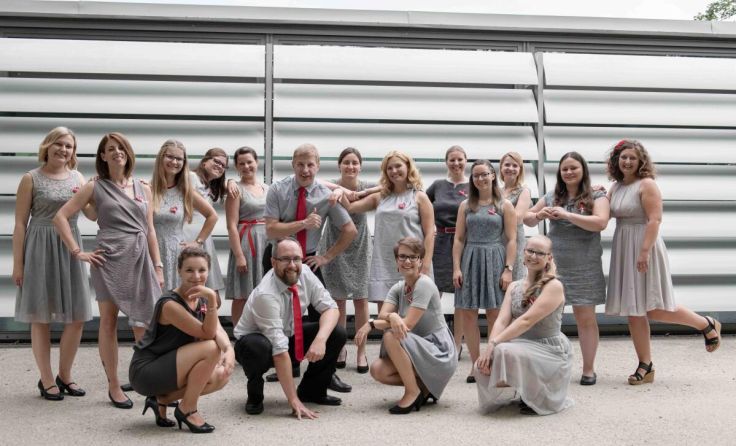 Adlwanger Chor feiert Premierenauftritt im Bad Haller Kurpark. (Foto: uschiwolf.at)