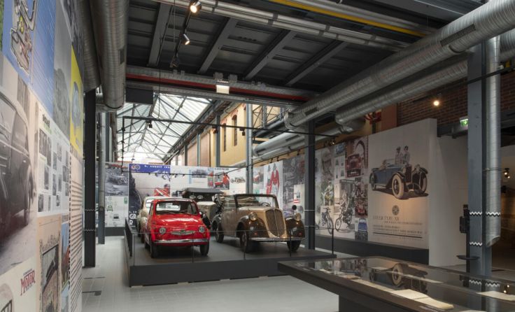 Im Museum Arbeitswelt gibt es unter anderem historische Steyr-Vehikel zu sehen. (Foto: Pia Odorizzi)