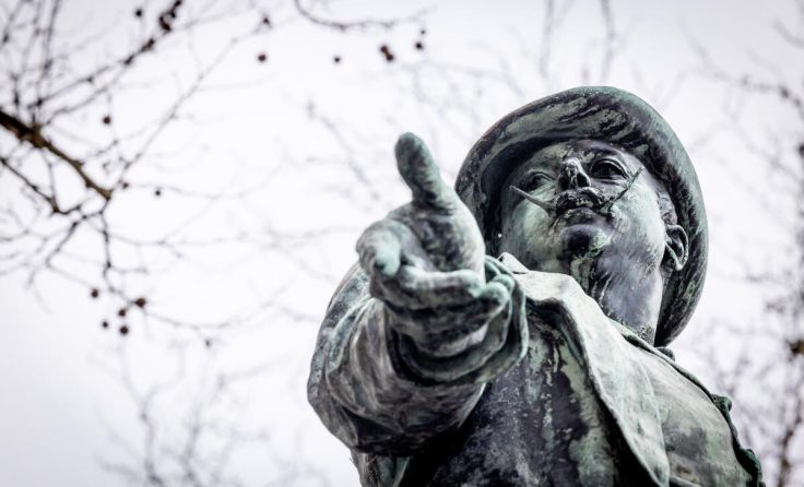 Denkmal des prominenten Steyrers (Foto: Hannes Ecker)