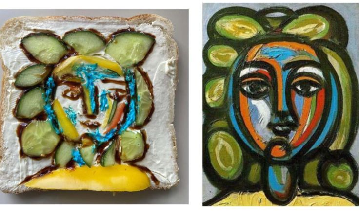 Pablo Picassos Werk und sein schmackhaftes Pendant (Foto: Bafep)