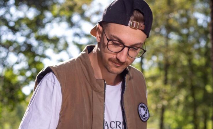 Fabian von Drop Fingerboarding (Foto: Lichtzelt)