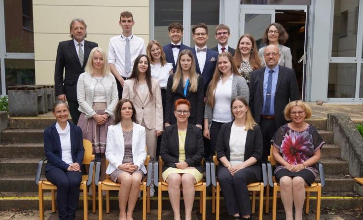 Der Maturajahrgang 5 HLT 2021/22 der BBS Weyer (Foto: BBS Weyer)