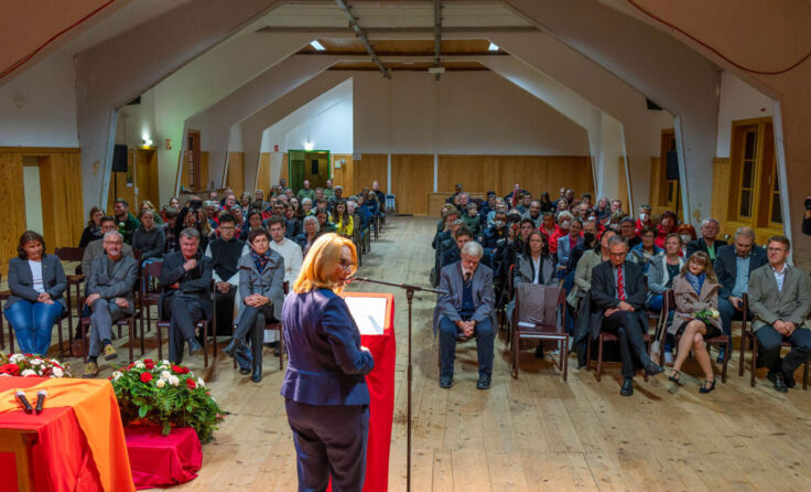 Gedenkrede von Doris Bures (Zweite Präsidentin des Nationalrates) (Foto: Haijes)