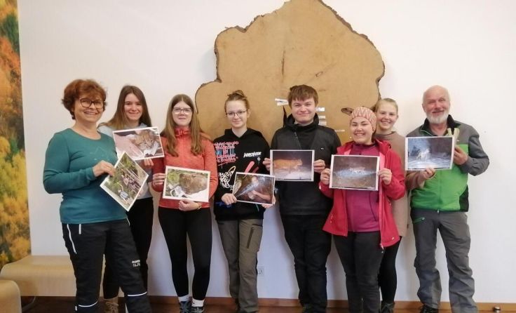 Schüler der BBS Weyer im Nationalpark-Zentrum (Foto: BBS Weyer)