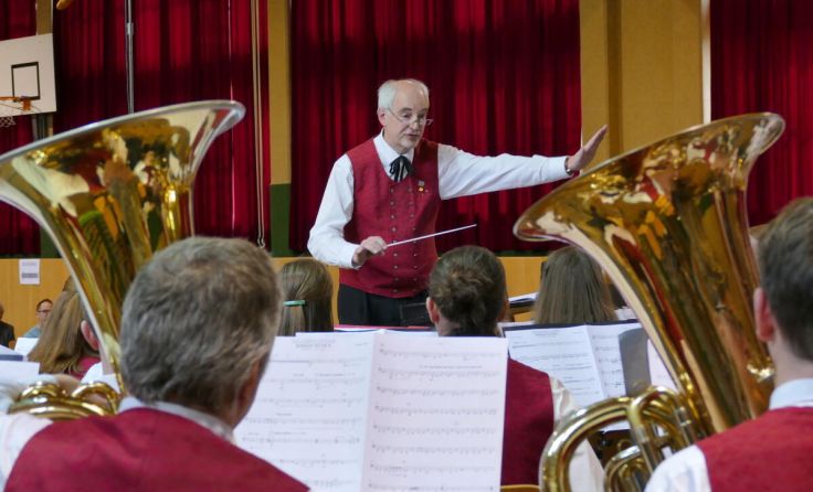 Konzertwertungsspiele in Ternberg (im Bild: Kapellmeister Peter Schraml) (Foto: OÖBV-Bezirk Steyr)
