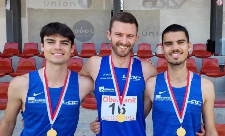 Von links: Daniel Rattinger, Philip Mayrhofer und Tobias Rattinger (Foto: LAC)
