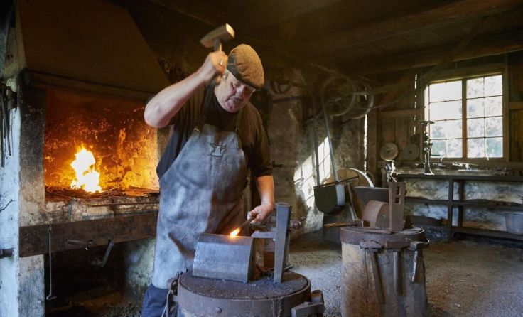 Auch die Nagelschmiede in Losenstein können Klein und Groß besuchen. (Foto: T-Man/nix-wia-pix)