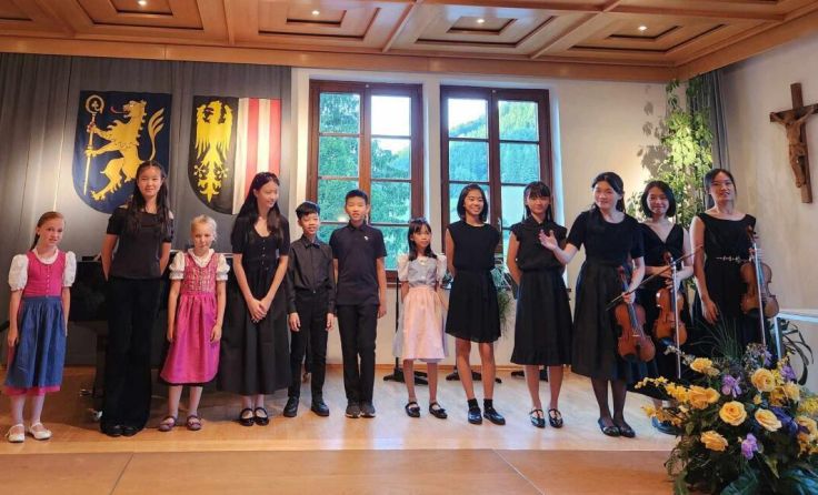 Junge Musiker aus Taiwan sind wieder zu Gast im Ennstal. (Foto: Carinna Wu)