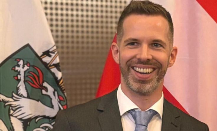 Der junge "Doctore Technicoe" Patrik Fößleitner bei der Titel-Verleihung in Graz (Foto: privat)