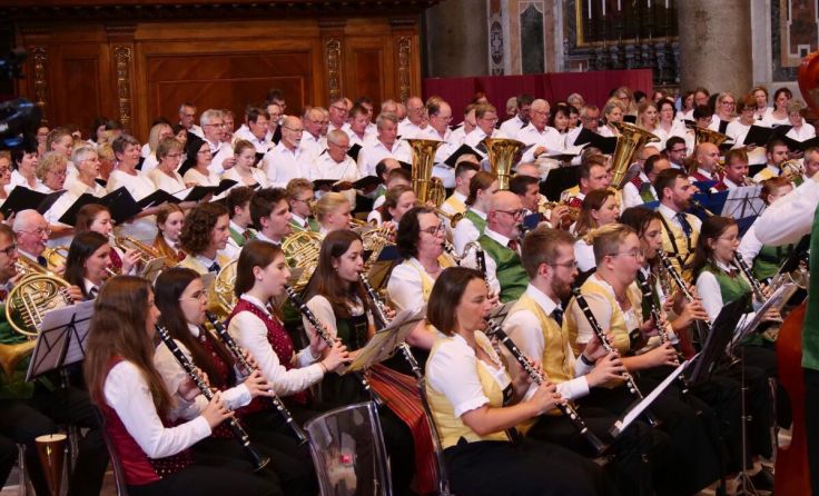 Uraufführung in Rom (Foto: Stadtkapelle Bad Hall)