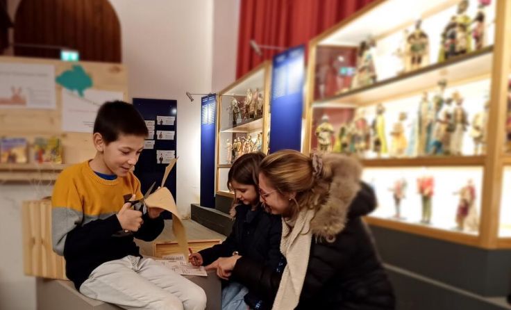 Auf Kinder warten Mitmach-Stationen. (Foto: Stadtmuseum Steyr)