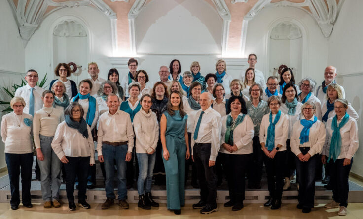 Das Projekt "My Chor" bereitet sich auf das Konzert im Dominikanerhaus vor. (Foto: Julia Auer)