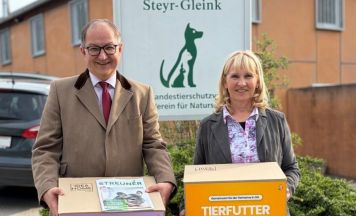 „Tiere sind keine Ware“: Winkler zu Besuch im Tierheim Steyr