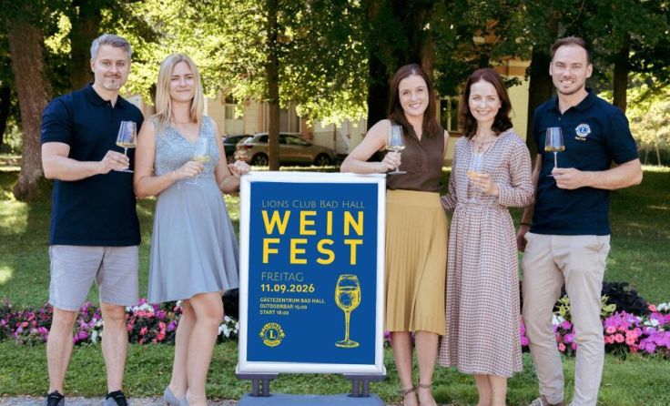 Das Weinfest am 11. September steht im Dienste des guten Zwecks. (Foto: Lions Club Bad Hall)
