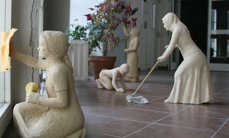 Das Werk „Allzweckreinigerinnen“ von ElkePunktFleisch (Foto: privat)