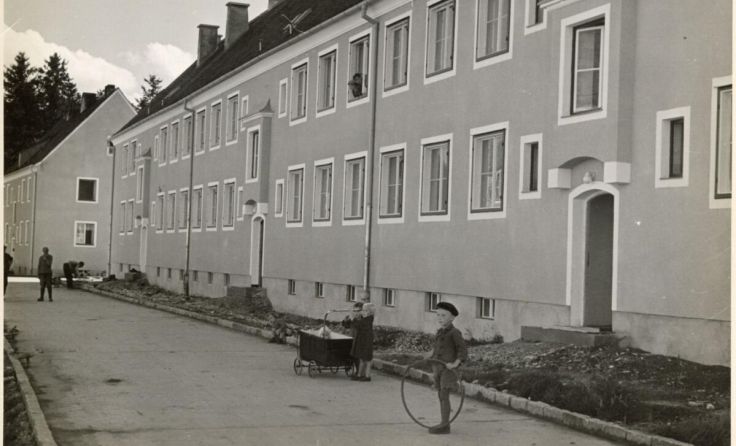 Wohnbauten in Münichholz (Foto: Stadtarchiv Steyr)
