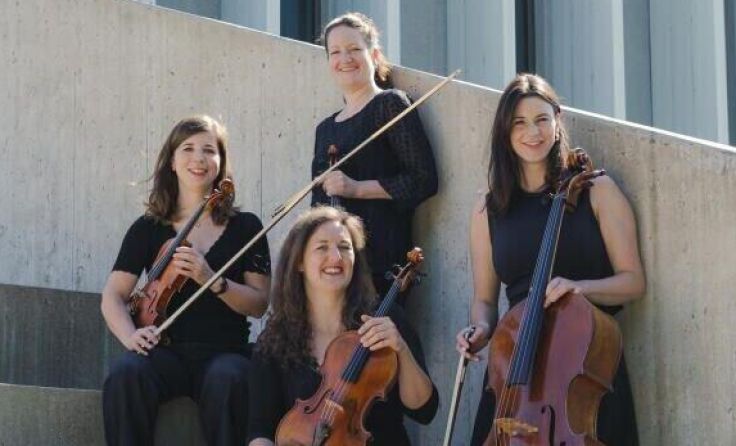 Das Enisa Quartett konzertiert im Reithoffersaal in Steyr. (Foto: M. Azesberger)