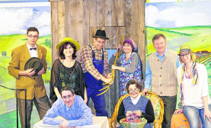 Auf dem Bauernhof von Familie Gruber geht es hoch her.