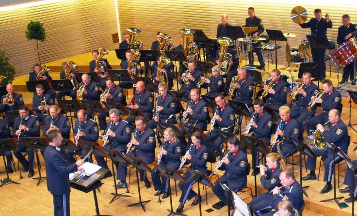 Die Polizeimusik Niederösterreich Foto: Landespolizeidirektion NÖ