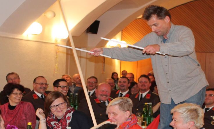  Stefan Grassl begeisterte nicht nur als Referent, sondern auch als Artist.